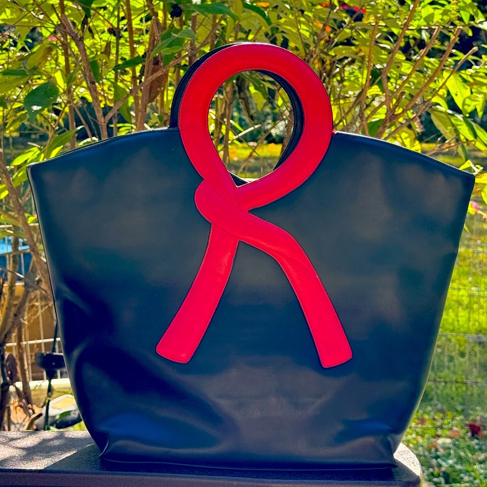 Roberta di Camerino Leather R Top Handle Handbag